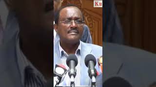 Kalonzo blames Health CS Aden Duale for the tense security situation along Mwingi-Garissa highway.