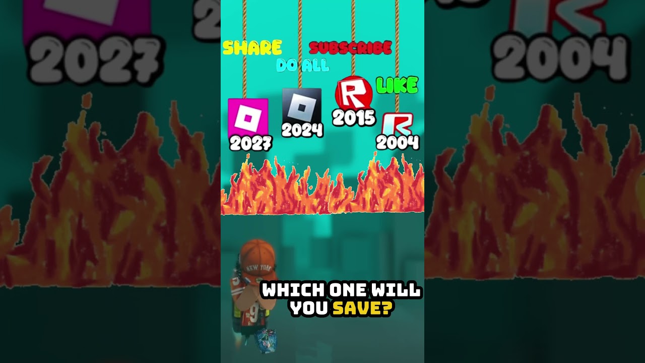 🚨Which one will you save? #robloxshorts