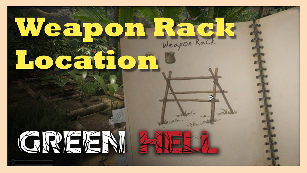 How to Unlock the Weapon Rack | Store Weapon in Green Hell | Beginner ...