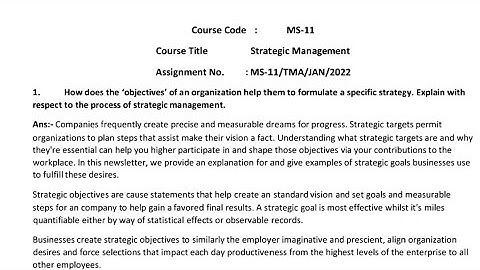 MS 11 SOLVED ASSIGNMENT 2022 / PDF WATSAPP ME 8228091239 MBA IGNOU 2022 #ignou