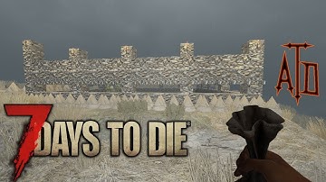 7 days to die | planning a castle | Insane ,  Always run, Feral