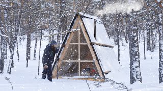 5 Months Building Cabin in The Woods  Off Grid Cabin | Start to Finish