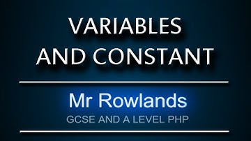 Learn the difference between Variables and Constants with PHP