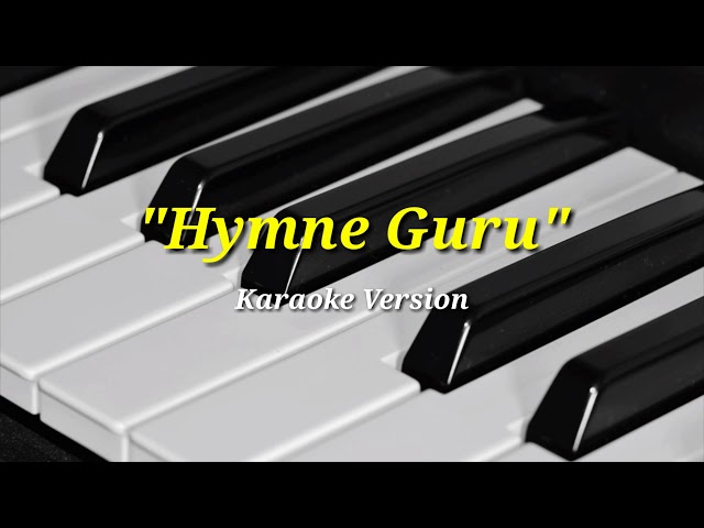 Hymne Guru - Karaoke Version class=