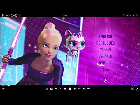 Barbie Escuadrón Secreto DVD Menu 2016 en inglés, portugués y español