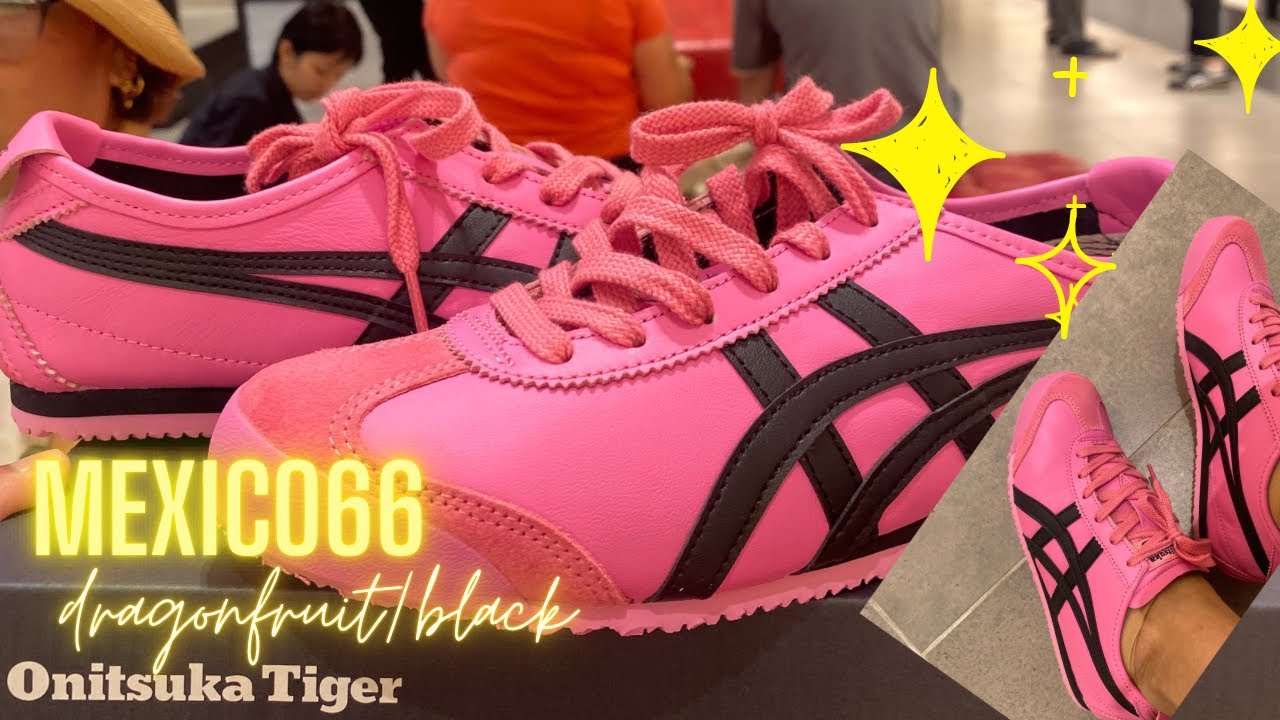 🐅ONITSUKA TIGER MEXICO66( dragon fruit/black) #onitsukatiger