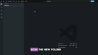 PROCEDURE TEXT  - HOW TO CREATE NEW FOLDER AND NEW FILES IN VISUAL STUDIO CODE