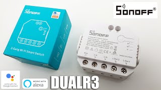 Interruptor DIY Sonoff DUALR3 Lite De Dos Canales Y Control De