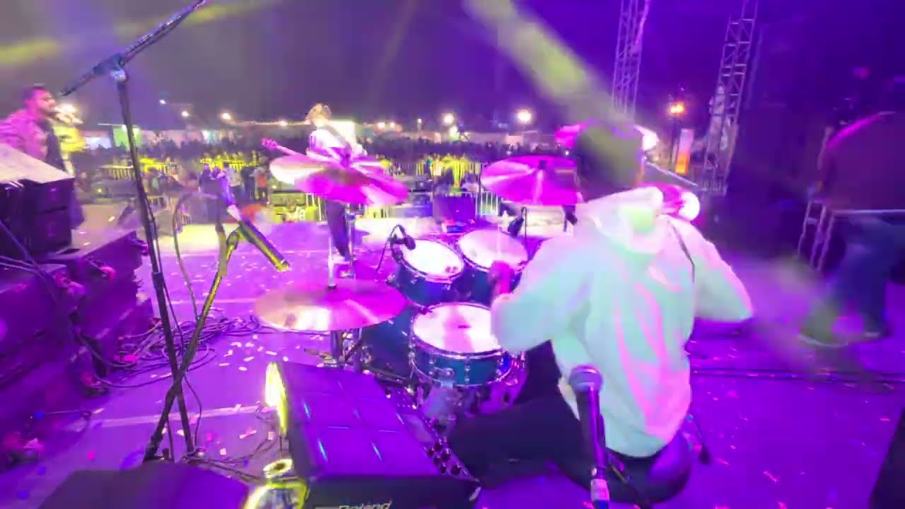 Kurban hua  LIVE   Drumcam  Aakash Koli