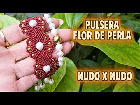 Como hacer flor con cuentas