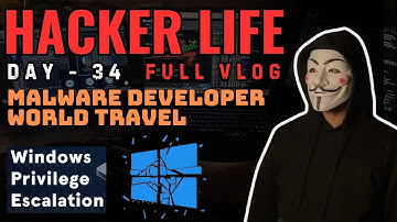 Hacker life | Hacker series | Day - 34 | window privilege #vlog #cybersecurity #ethicalhacking #1k