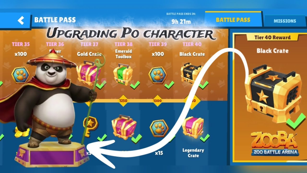 Zooba New Character PO: Leveling Up Fast with Premium Pass! 🔥☠ || EgoX-Gamer 