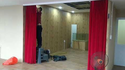 Rèm vải Tự Động - Động cơ Rèm - Rèm Điện tại Rèm Phố Xinh