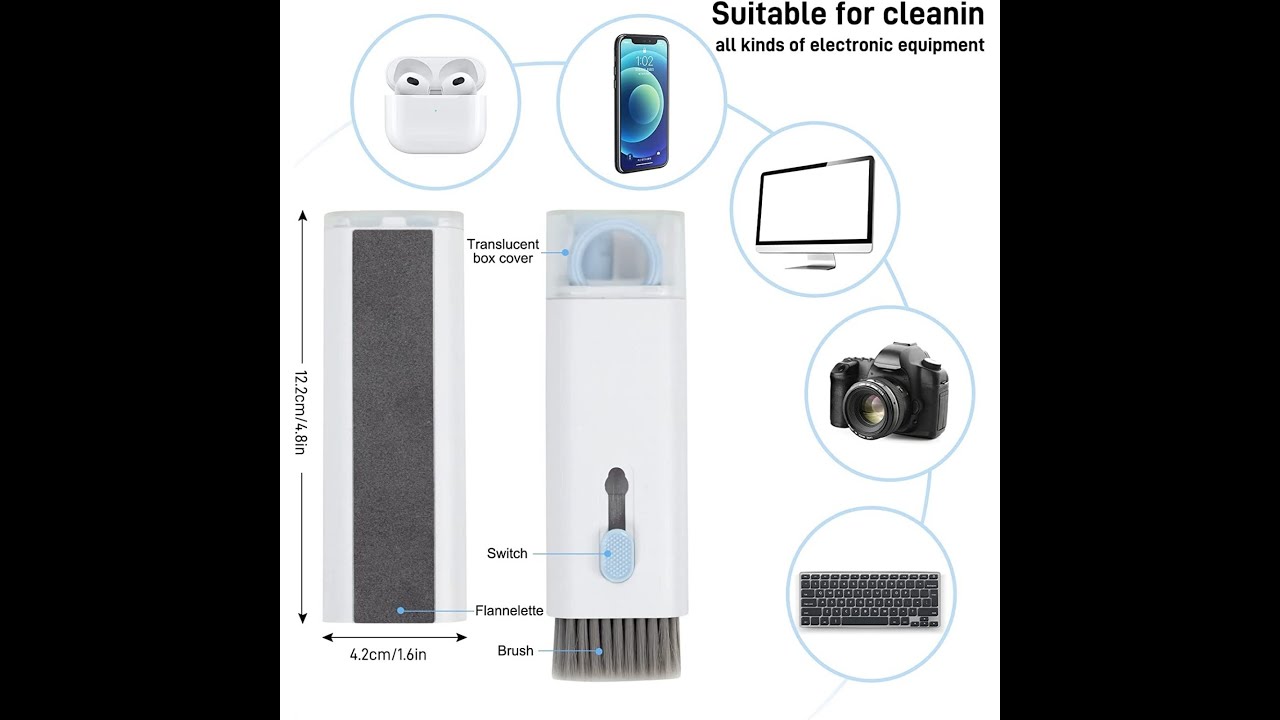 COTEetCI 75002 8 in 1 Multifunction Cleaning Kit - YouTube