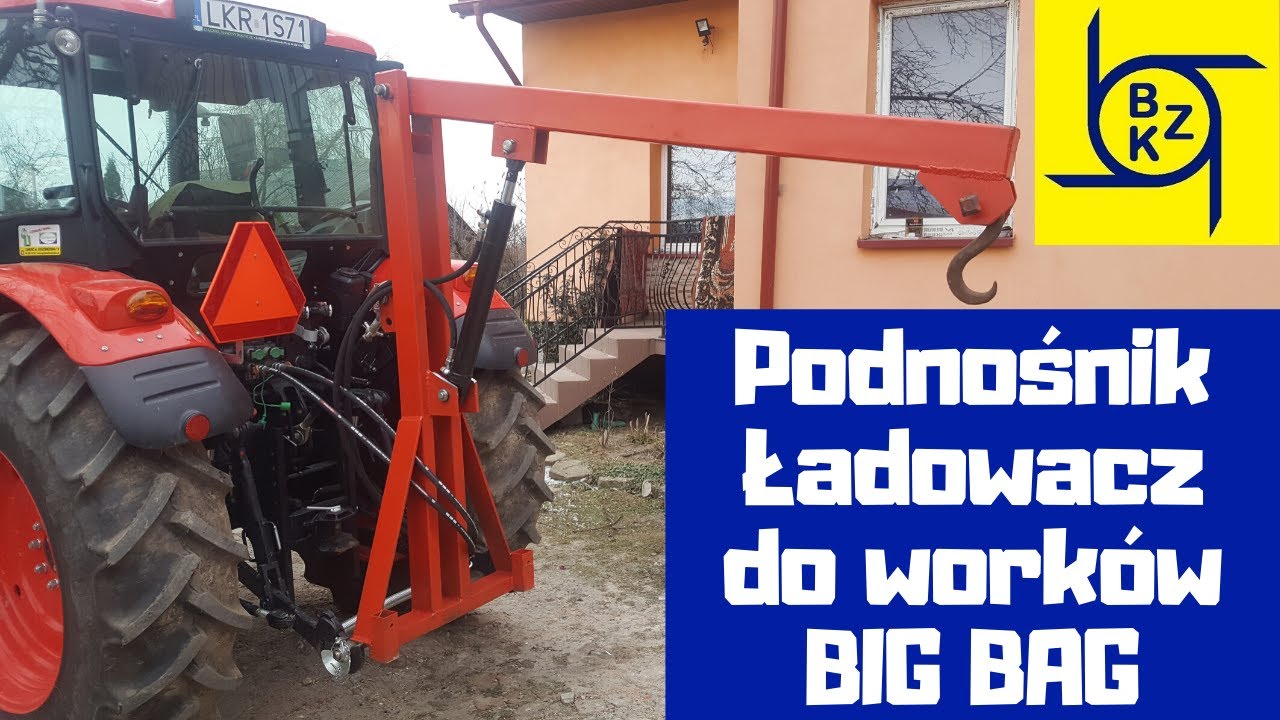 Podnośnik, ładowacz do BIG-BAGÓW