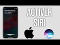 Comment activer siri sur iphone  ipad