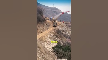 How big are wind turbines? #satisfying  #knowledge