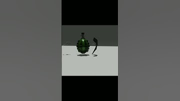 Grenade 2 | Model | Blender #blender #animation #3dart #blender3d #3dmodeling #grenade #explosion