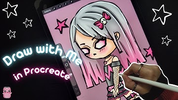 draw with me✨ | iPad drawing | digital art 🎨 | Procreate