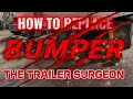 How to replace the rear bumper. #bumper #mechanic #viralvideo #semi #canada #usa #semitrailer #the #