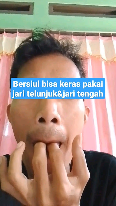 cara bersiul keras pakai dua jari #short