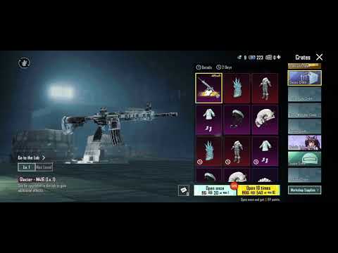 M416 Glacier- Zero Uc's //Just 33 Classic Crate Coupons!!🤫🤫🫨🫨