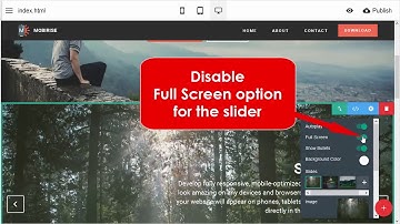 Create website mobile - Mobirise website builder