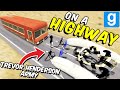 TREVOR HENDERSON ARMY ON A HIGHWAY?! (Garry's Mod Sandbox)