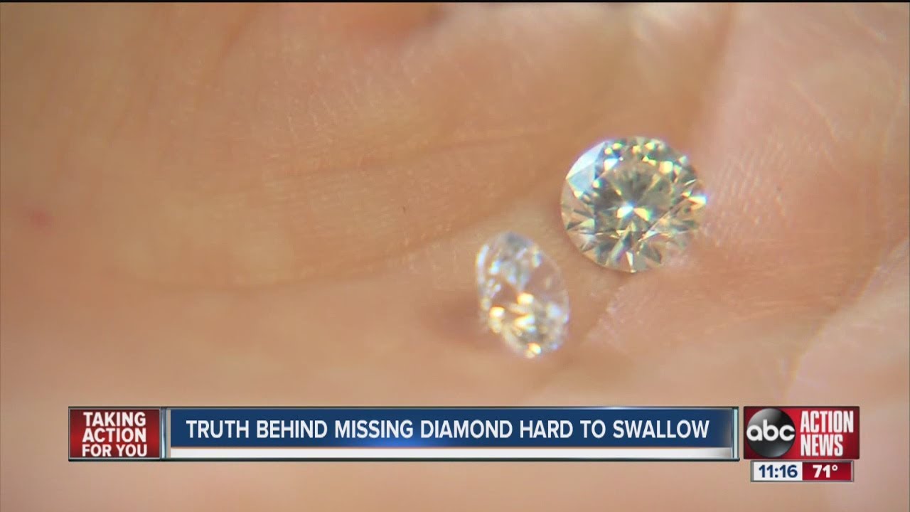 Tampa woman accidentally swallows $5,000 diamond at charity event