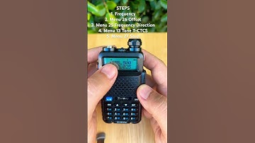 Programming a Repeater into a Baofeng UV5R