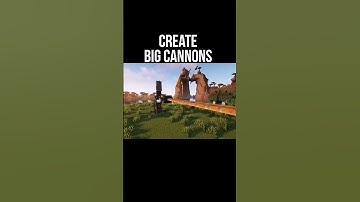 Create big cannons Tutorial / guide 1.18.2 - 1.20.1 Cannon creation (Minecraft java)