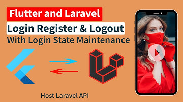 Create Flutter login Register and Logout with Laravel | Flutter Laravel Auth API