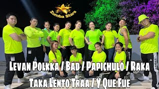 LEVAN POLKKA / BAD / PAPICHULO / RAKA TAKA LENTO TRAA / Y QUE FUE #zumbastars #reggaeton #remix Resimi