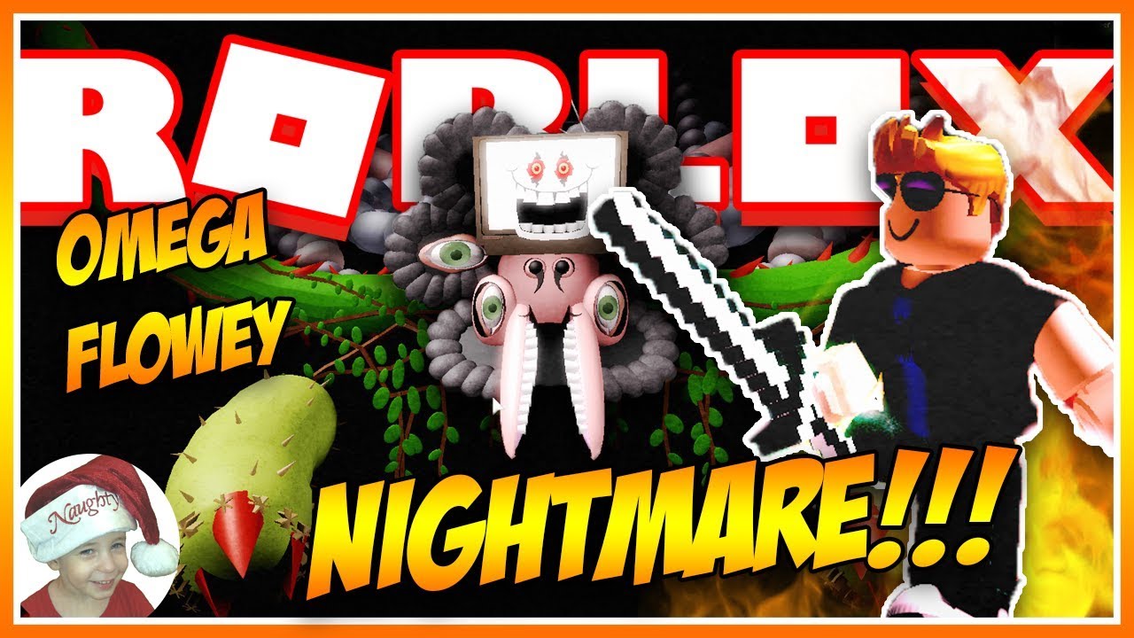 Omega Flowey Roblox Never Ending Nightmare Youtube - escape the evil mlg thomas roblox