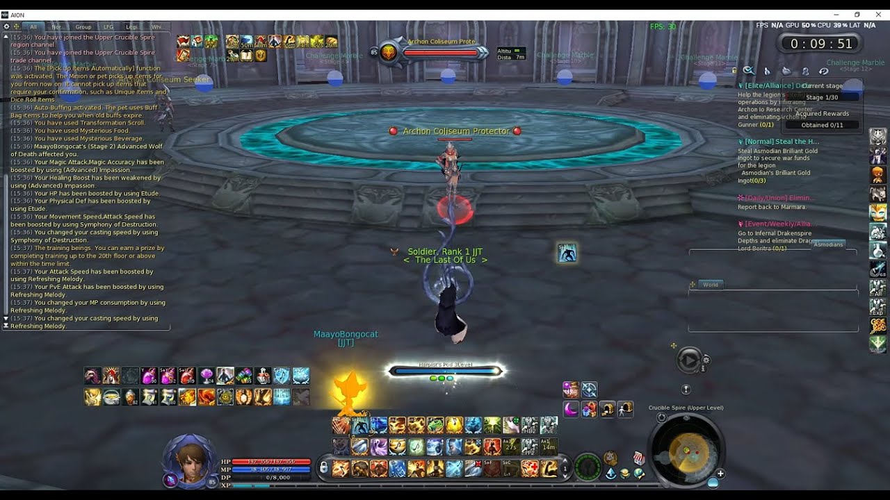 Aion 8.4 - Upper Crucible Spire | Songweaver