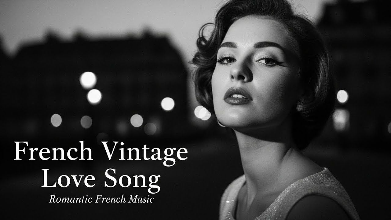 Classic French Love Song 🎶 Vintage Paris | Romantic Female Vocal