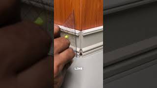 How to Cut Perfect 45° Baseboard Outside Corners!