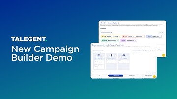 Talegent New Campaign Builder Demo