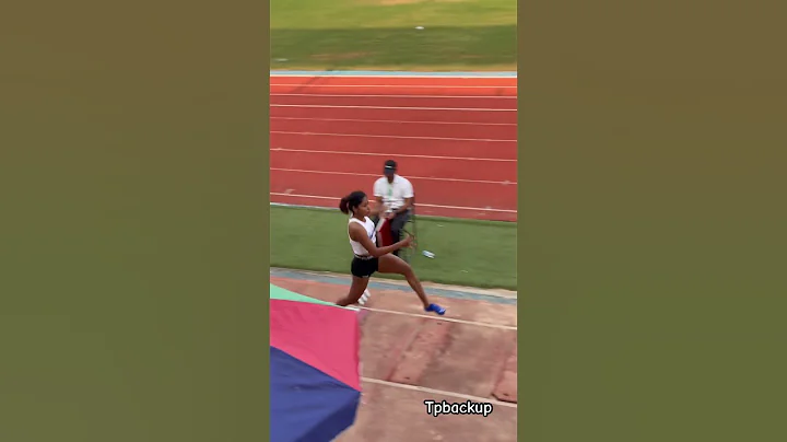 Long jump girl khelo India University games #trending #shorts #views #like #music #gym #viralvideos