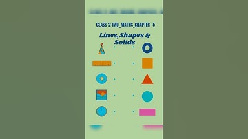 IMO Class 2 Maths Olympiad Chapter 5 - Lines, Shapes & Solids worksheet for 2024-2025 shorts