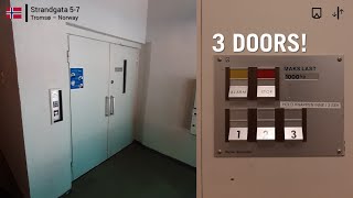 [3 Doors!] DEVE Hydraulic Freight Elevator - Strandgata 5-7, Tromsø, NO