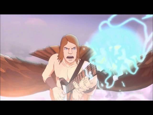 Metalocalypse: The Doomstar Requiem Toki/Skwisgaar Guitar Duel class=