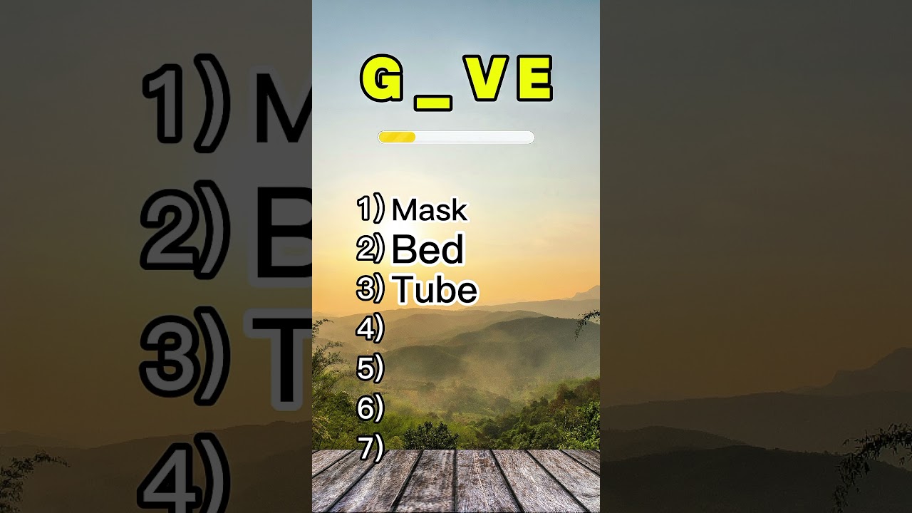 Can you guess all 7hospital tools from missing letters in 60 seconds?