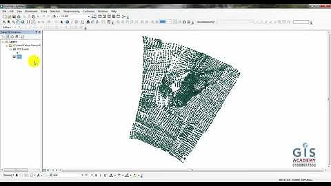 تحويل ملف إكسيل إلى طبقة نقاط GIS/ArcGIS/Add XY Data