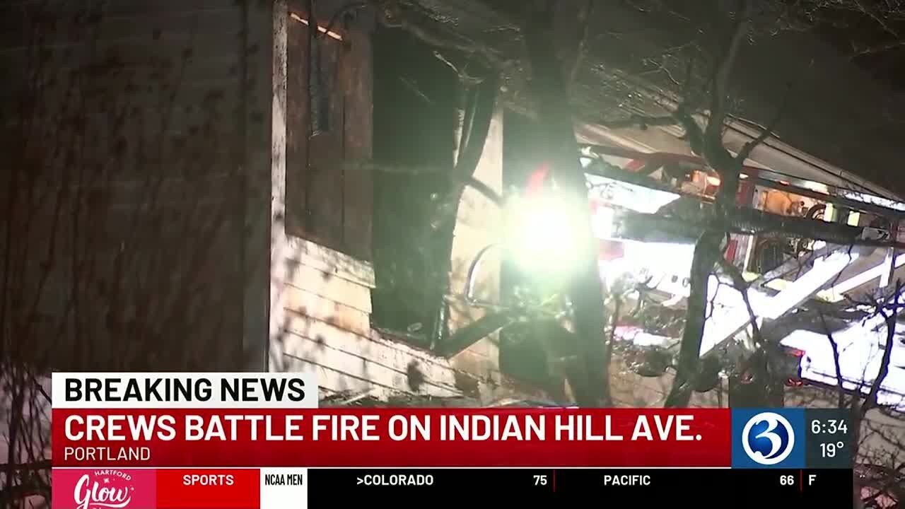 BREAKING: Crews busy overnight battling Portland house fire - YouTube