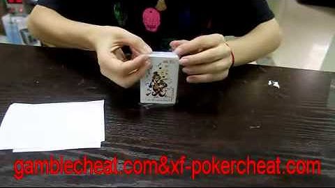 How To Pack The Cards After Marked The Playing Cards