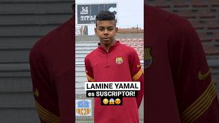 LAMINE YAMAL es Suscriptor de mi Canal! 😳💘 #lamine #lamineyamal