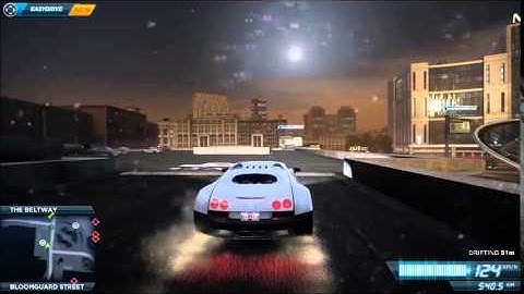 bugatti veyron drift | NFS MOST WANTED @2015 :D
