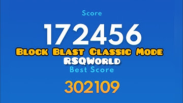 Block Blast Game Classic Mode New Best High score 
