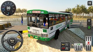 APSRTC Pallevelugu Bus | Speed Breaker Offroad Map 😱 | Bus Simulator Indonesia | Android Gameplay!